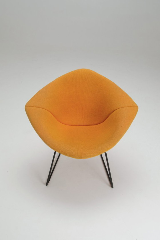 Image 1 of Fauteuil Diamond – Revêtement jaune - Harry Bertoia