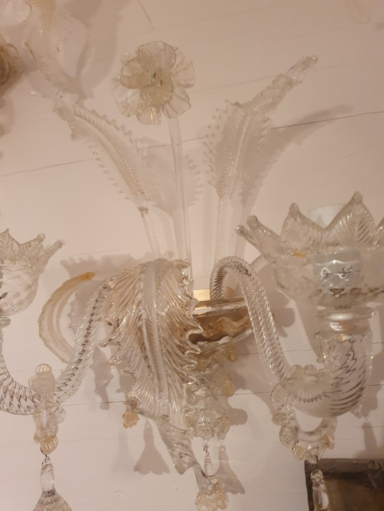 Image 1 of Applique murale en verre de Murano