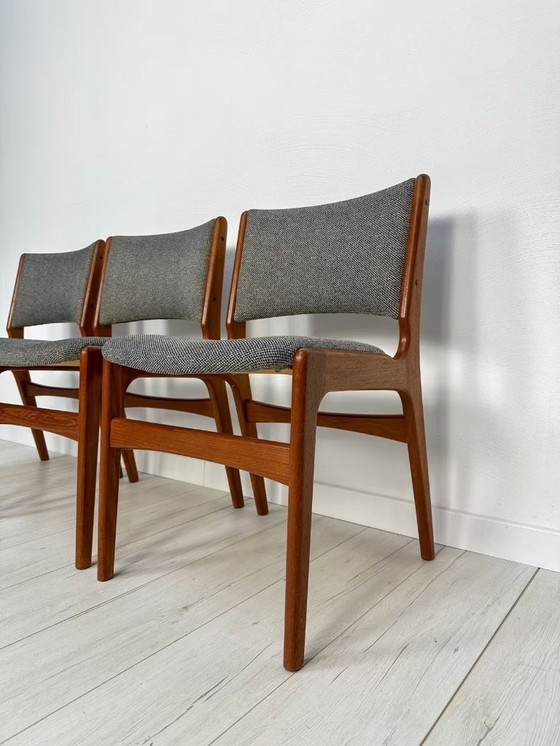 Image 1 of 1x dänischer Teak-Esszimmerstuhl von Erik Buch für Anderstrup Møbelfabrik, 60er Jahre