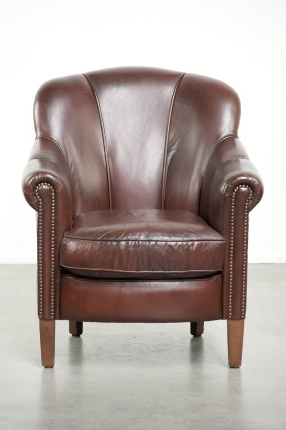 Image 1 of Comfortable sheepskin armchair with beautiful colors and nice details