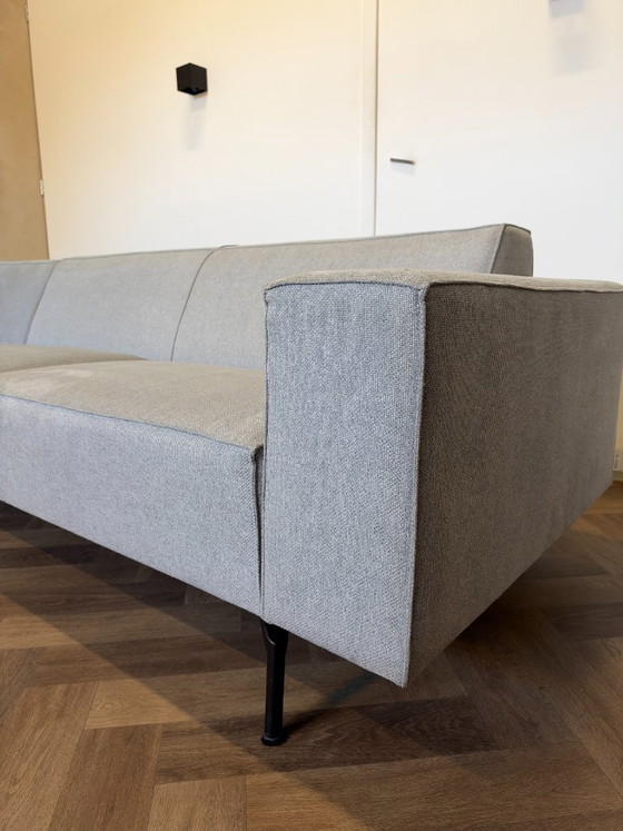 By SIDDE Ecksofa 296x235cm, Stoff, Metall, Grau, Modern (Foto 10 von 13)
