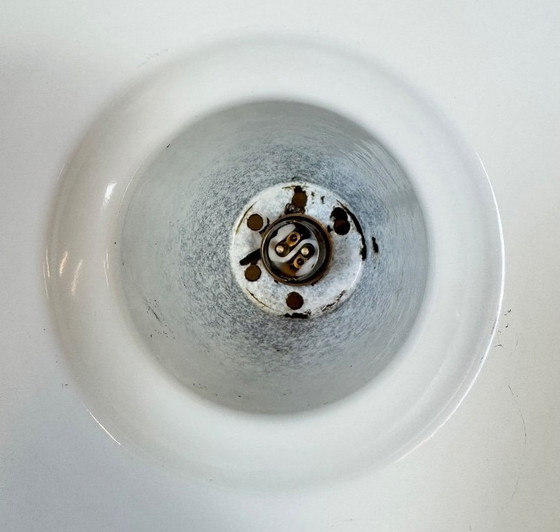 Image 1 of Lámpara colgante industrial de esmalte gris de Thorlux, década de 1960