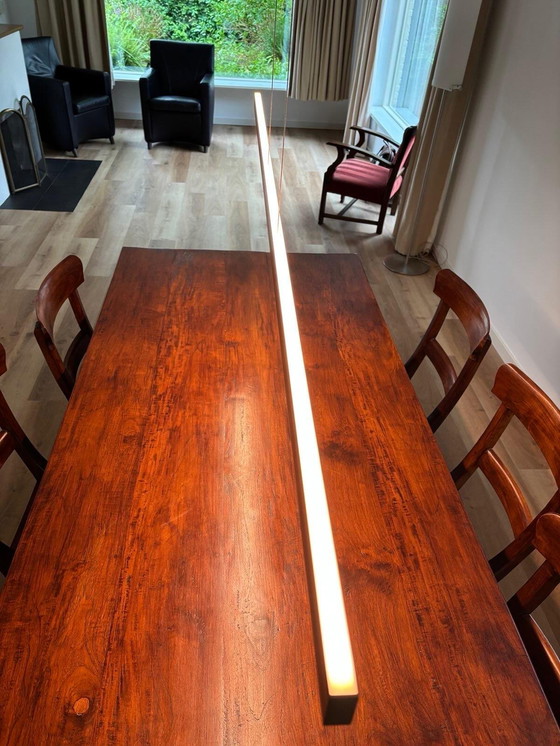 Image 1 of Lámpara colgante de metal color plata/antracita como nueva