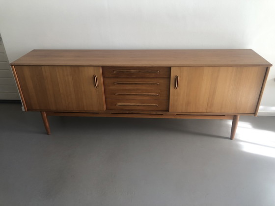 Image 1 of Credenza vintage di design in teak “Cortina” di Nils Jonsson per Troeds Möbelfabrik a Bjärnum