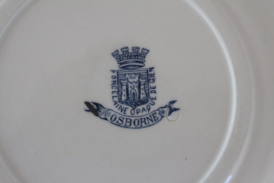 Image 1 of Bandeja para tartas Gien Osborne, modelo 1875, en porcelana ironstone 