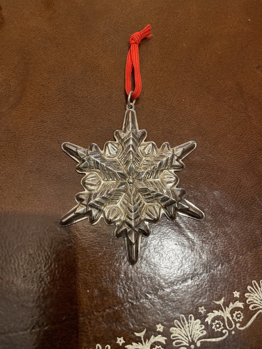 Gorham Sterling Silver 1972 Annual Snowflake Ornament