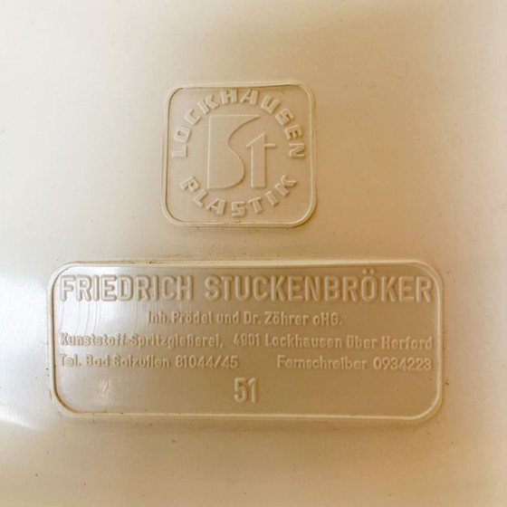 Image 1 of Juego de 3 sillas y mesa tulipán, plástico, años 70