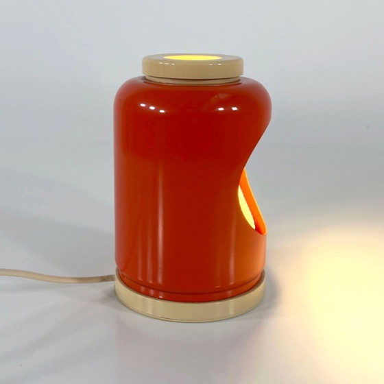 Image 1 of Lámpara de mesa Eclipse en naranja de Goffredo Reggiani para Reggiani, años 60