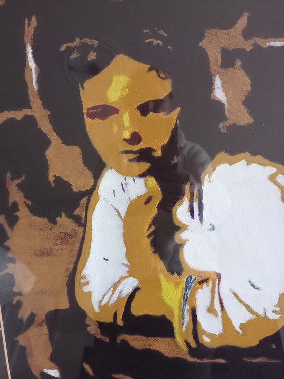 Image 1 of T van Steenbergen "girl at the window" Rembrandt