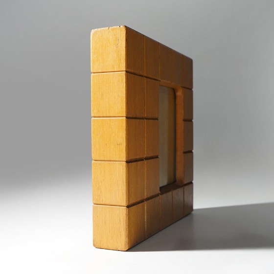 Double-Sided Wooden Photo Frame, 1960s – Glass (photo 6 of 12)