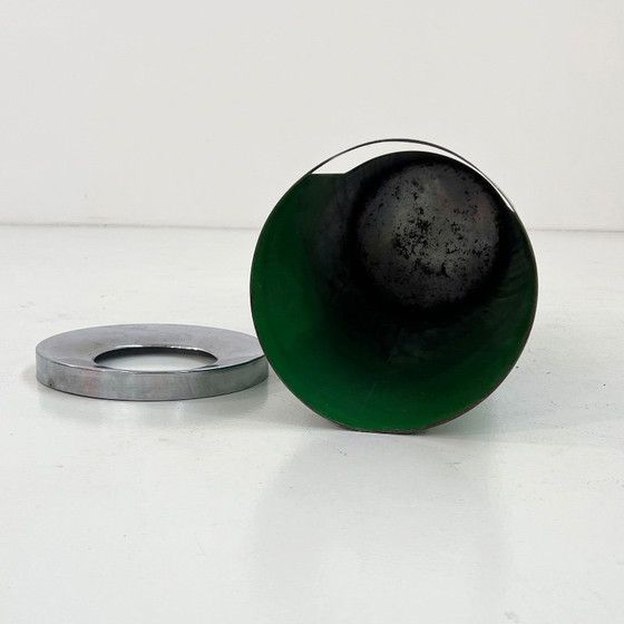 Image 1 of Portaombrelli verde in metallo, anni '70