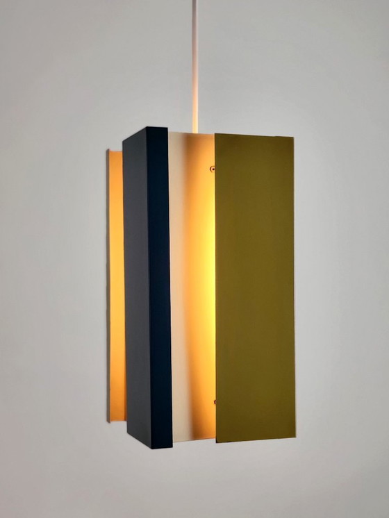 Image 1 of Modernistische Pendelleuchte von J.J.M. Hoogervorst für Anvia, 1950
