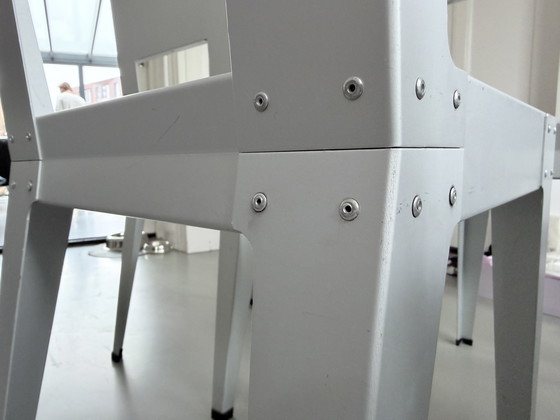 Image 1 of 4 sedie in alluminio Piet Hein Eek Lensvelt