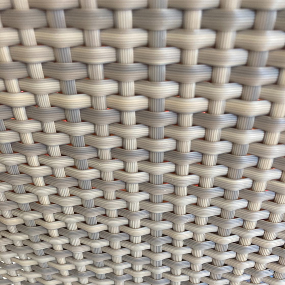 Image 1 of Silla de jardín Rausch Classic Cubic Bay con mesa (juego de 4)