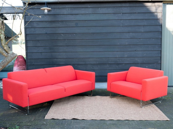 Image 1 of Artifort Mare | 2,5-zits design bank rood | Sofa René Holten
