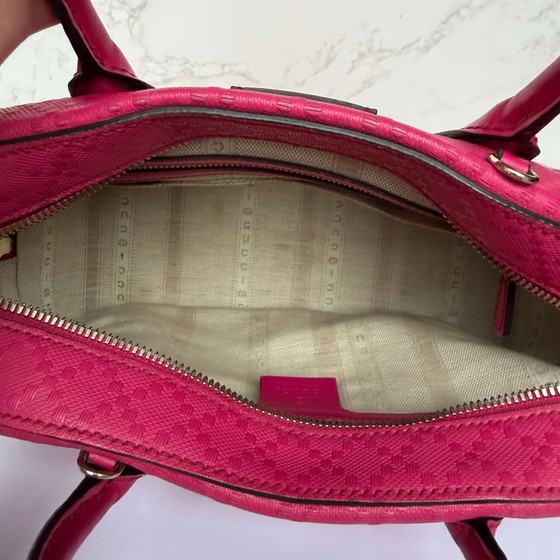 Bolso satchel Gucci Diamanté de piel rosa – Bolsos de hombro (photo 17 of 23)