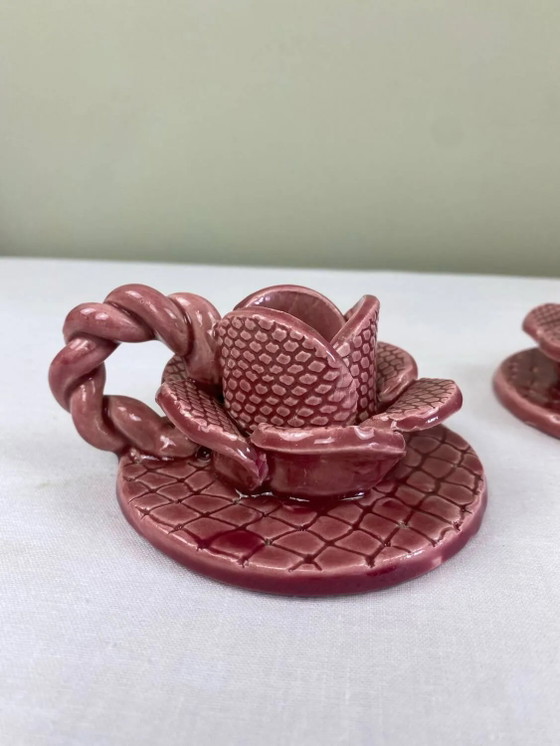 Portavelas de flores – Porcelain, Vintage (photo 2 of 11)