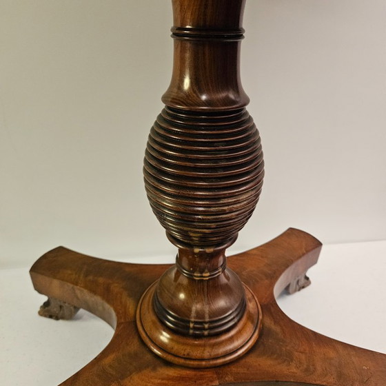 Image 1 of 🪑 Mesa de juego antigua inglesa de caoba – con un acabado refinado