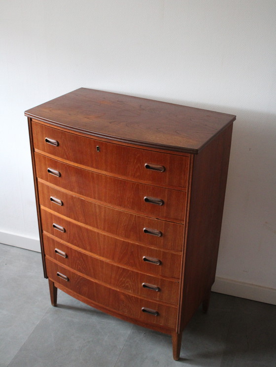 Image 1 of Vintage Danish chest of drawers in teak