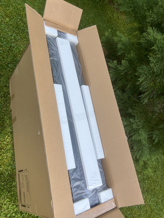 Image 1 of Huisarts "Fari" bijzettafelplank - Zwart, 120 x 24 x 85 cm
