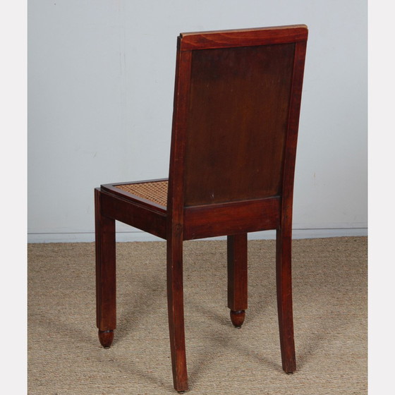 Image 1 of Suite von 6 Holzstühlen aus den Jahren 1930-40