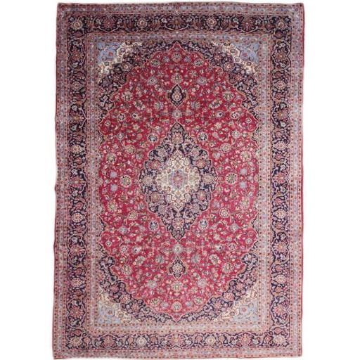  Hand-knotted Persian carpet Keshan 360x249
