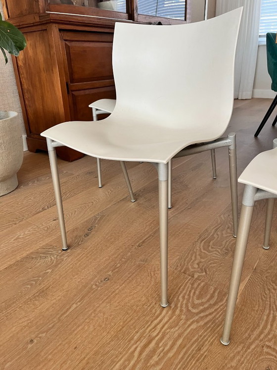 Image 1 of 4 chaises Driade Cameleon - Design Philippe Starck