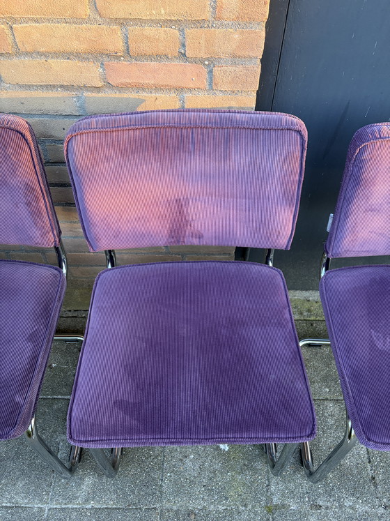 Image 1 of 6 Zuiver Ridge Rib Ribstof Stoelen