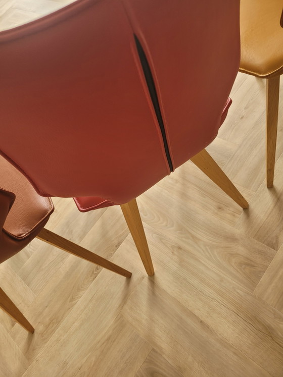 Designer Esszimmerstühle X 6 – Bree's New World, Leather (photo 5 of 6)