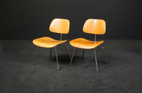 Image 1 of 2 Vitra Plywood Group DCM Chairs