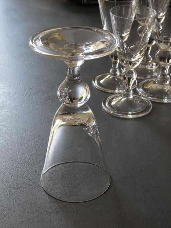 Image 1 of Set di 7 bicchieri di cristallo Royal Leerdam - Baluster - Restauro Colonial Williamsburg