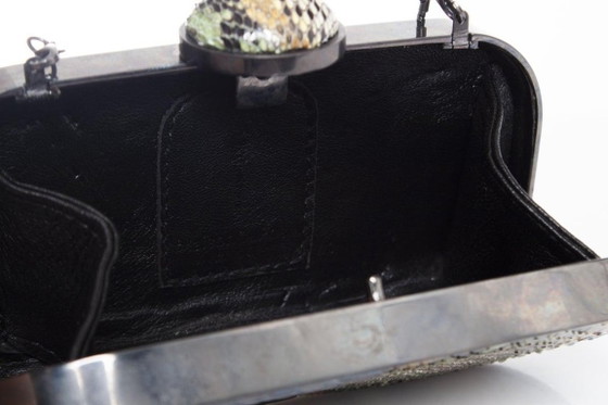 Image 1 of Maison Du Posh, mehrfarbige Python-Clutch