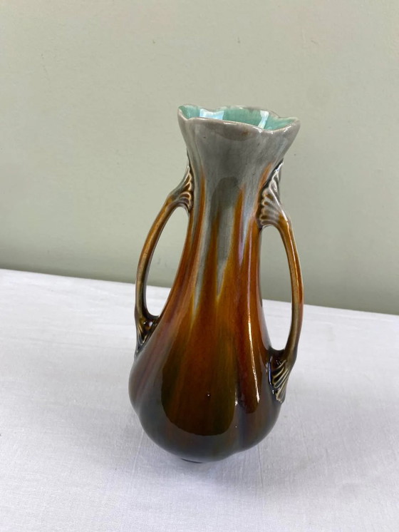 Art Nouveau vase – Ceramic (photo 7 of 8)