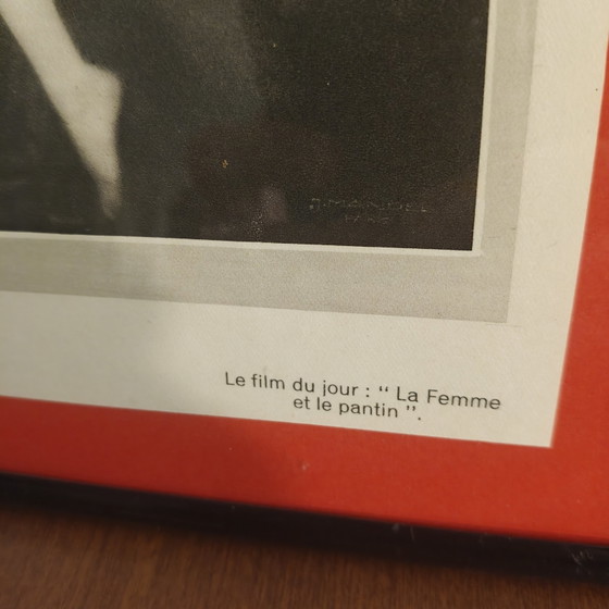 Originele Franse Magazinepagina uit de jaren 1920–1930 – Art Deco Fotografie – Ingelijst 26 × 19 cm (photo 4 of 5)