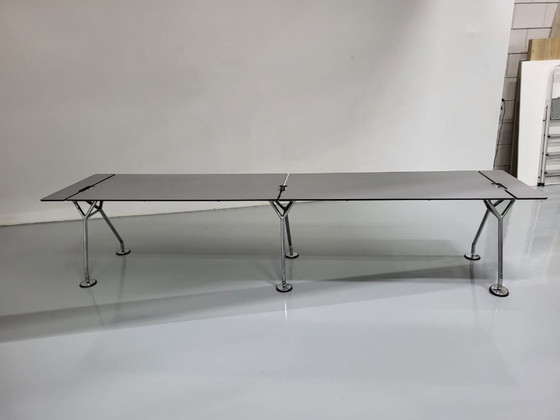 Image 1 of 1x Vergadertafel Nomos Tecno, Lichtgrijs blad