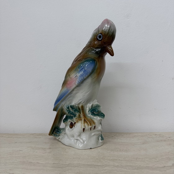 Image 1 of Vintage porcelain Parfume lamp bird , 1950s