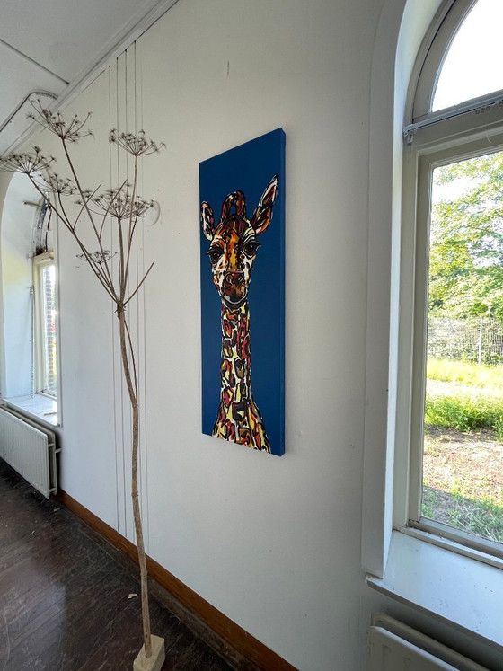 Image 1 of Portret van giraffe