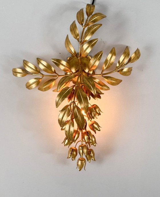 Image 1 of Wall/ceiling lamp, 'Pioggia D'oro' by Hans Kögl, Germany, 1960s