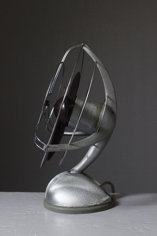 Ventilateur vintage Ercole Marelli design Streamline Italie 1950s – decoratieve objecten, Plastic (photo 2 of 14)