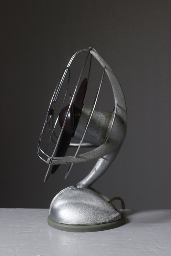 Ventilateur vintage Ercole Marelli design Streamline Italie 1950s – Objets déco, Plastic (photo 2 of 14)
