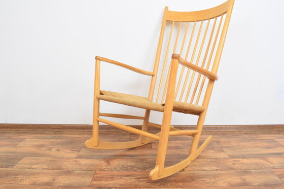 Image 1 of Mid-Century Schaukelstuhl von Hans Wegner für Frederica, 1970er Jahre.