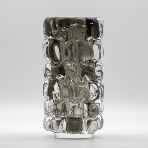 Frantisek Vizner PINEAPPLE ANANAS TOFFEE Art Glass Vase Czech 60s