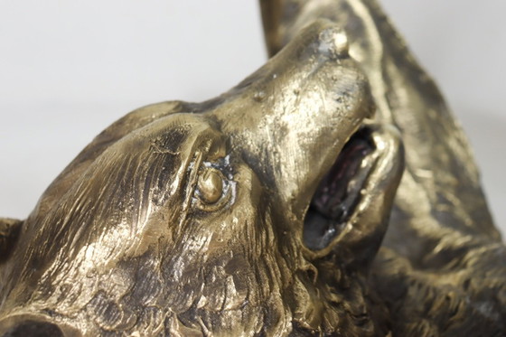 Image 1 of Tavolino scultoreo con figura di orso, Francia, anni '70