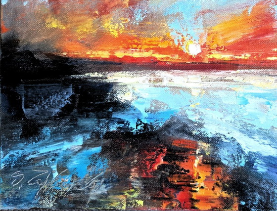 Image 1 of Slawomir Zajkowski "Bij zonsondergang"