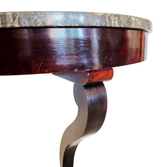 Image 1 of Console murale ancienne à plateau en marbre, seconde moitié du XIXe siècle