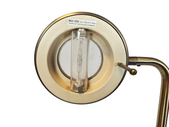 Image 1 of Boxford Holland - design Jan des Bouvrie - Lampe sur pied à 2 bras - laiton - années 90