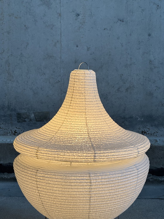 Image 1 of Japanische handgefertigte Mino-Washi-Papierlampe