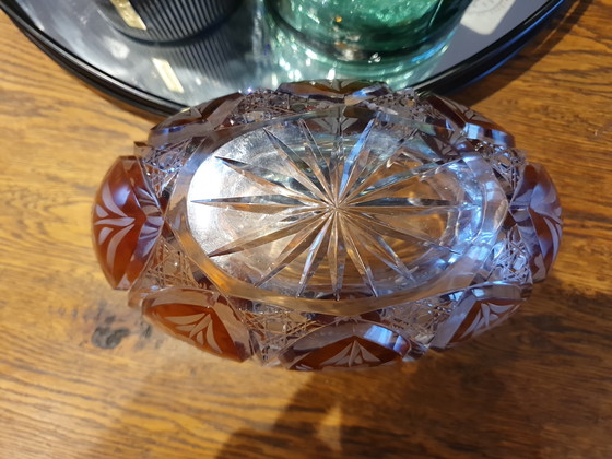 Image 1 of Boheemse kristallen snoepschaal