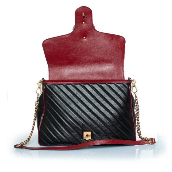 Image 1 of Borsa a mano Gucci Marmont nera
