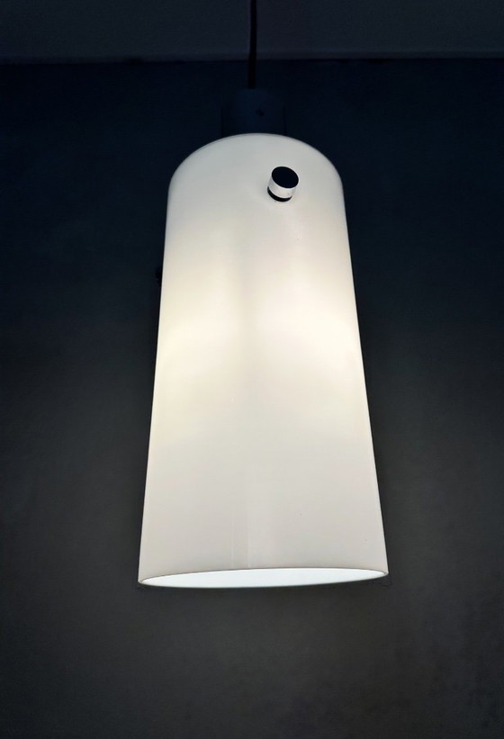 Vintage Glashütte Limburg Pendant lamp – Metal (photo 7 of 11)